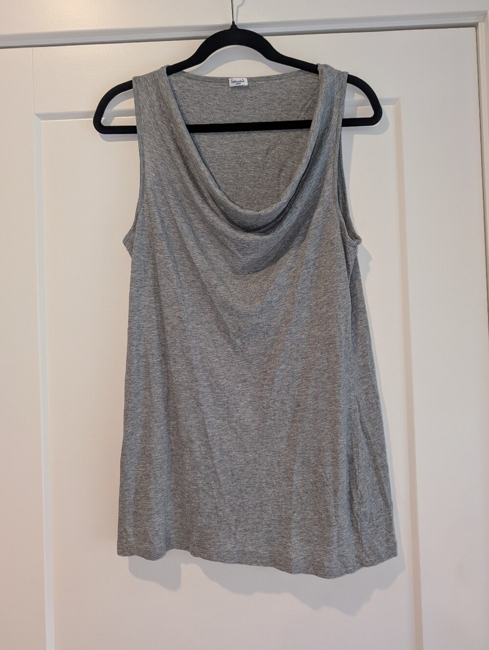 4/$16 ❇️ Splendid Gray Cowl Neck Cotton Modal Tank